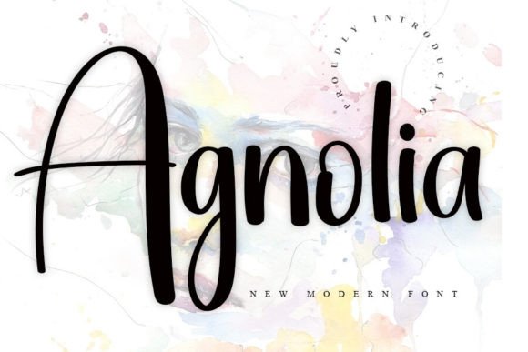 Agnolia: A Modern Calligraphic Font for Timeless Design