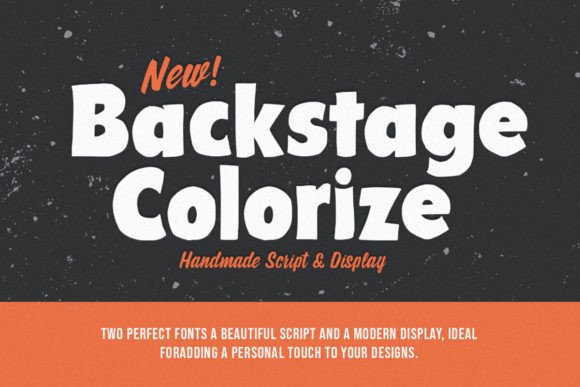 Backstage Colorize: Elevating Hand-Brush Typography