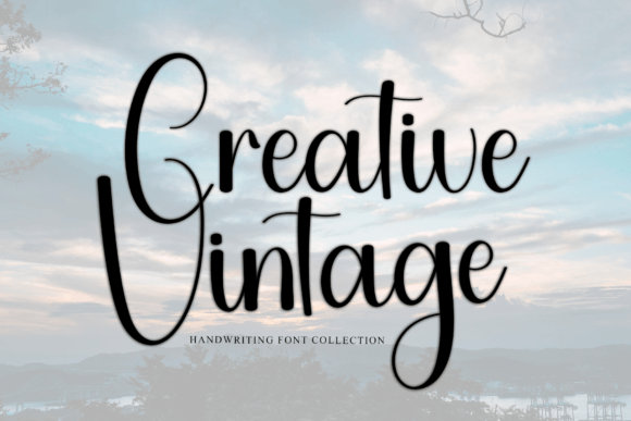 Creative Vintage: A Timeless Handwritten Font for Modern Design