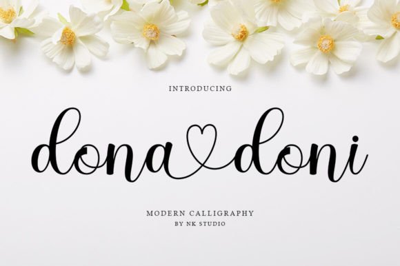 Dona Doni: A Modern Calligraphy Font with Elegance