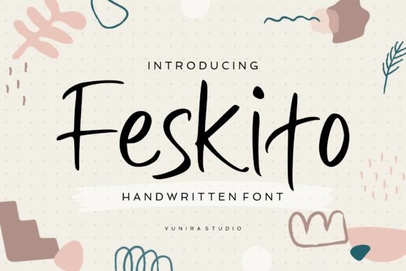 Feskito: A Calligraphy-Style Handwritten Font for Elegant Design