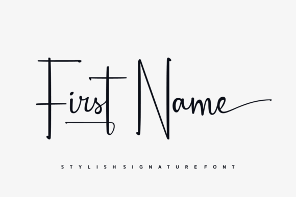First Name Signature Font: A Modern Elegance for Professional and Creative Designs