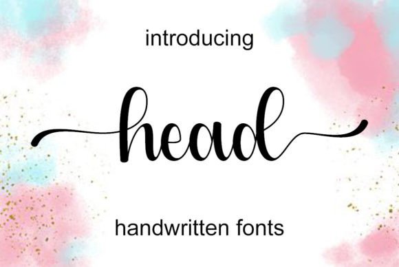 Head: The Handwritten Font That Elevates Every Design