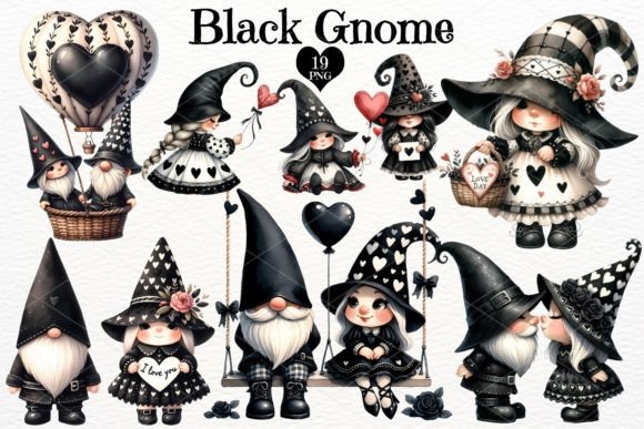 How Black Gnomes Valentine’s Day Clipart PNG Can Elevate Your Creative Projects and Business