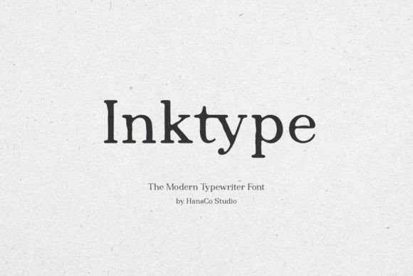 Inktype Font: A Versatile Hand-Drawn Serif for Modern Design