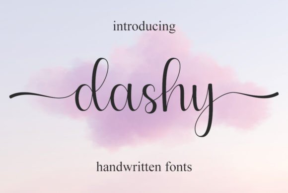 Introducing Dashy: A Handwritten Font That Adds Timeless Elegance to Modern Designs