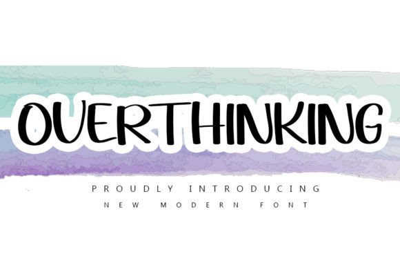 Overthinking: A Handwritten Font with Romantic Elegance and Practical Appeal