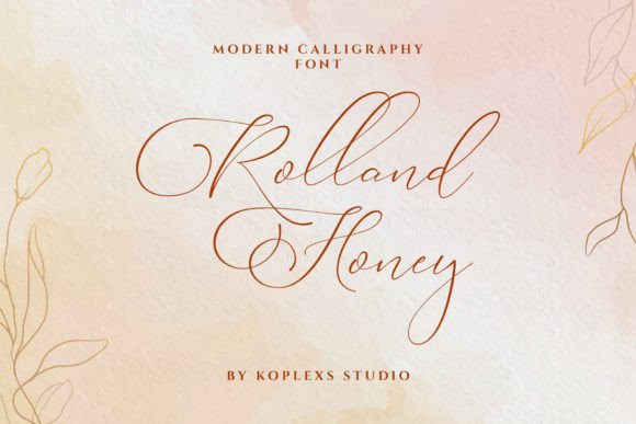 Rolland Honey: A Modern Calligraphy Font with Timeless Appeal