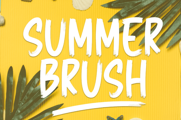 Summer Brush: A Beautiful Script Font for Every Occasion
